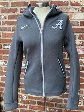 Nike Gray Alabama A Zip Hoodie
